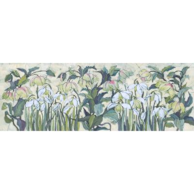 No.774 Snowdrop and Hellebore - signed print.